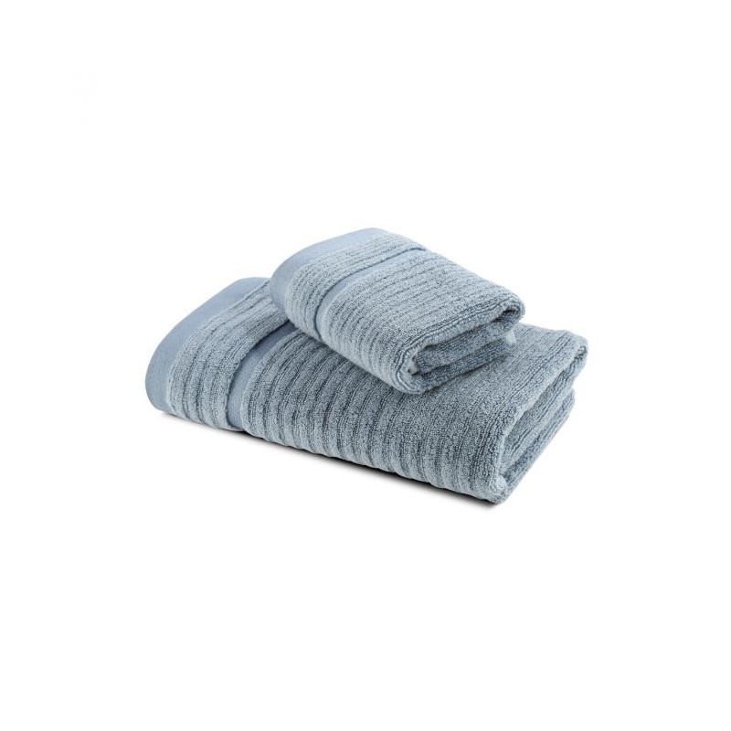 Asciugamano con Ospite in Cotone Stripe